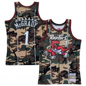 Dres Toronto Raptors Tracy McGrady 1 Woodland Camo Swingman